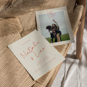 レトロカラフルお洒落ファンキーユニーク結婚おもしろい セーブザデート