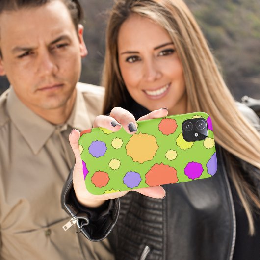 レトロカラフルで鮮やかな大きな水玉柄のiPhoneケース Case-Mate iPhoneケース