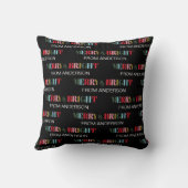 レトロカラフルと明るいメリークリスマスの休日 クッション (裏面)