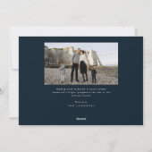 レトロカラフルと明るいメリー3フォトクリスマス シーズンカード (裏面)