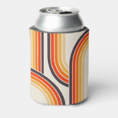 レトロカラフルなアーチとライン 缶クーラー (缶裏面)