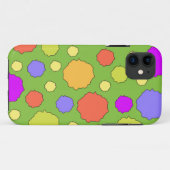 レトロカラフルな太いドット柄 Case-Mate iPhoneケース (裏面(横))