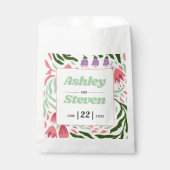 レトロカラフルな枝、民俗花結婚類 フェイバーバッグ (正面)