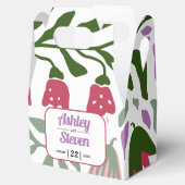 レトロカラフルな民俗の花のフローラ結婚 フェイバーボックス (オープン)