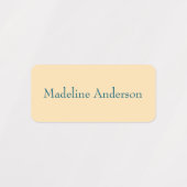 レトロカラフルの子供の名前ラベル ラベル (デザイン1)