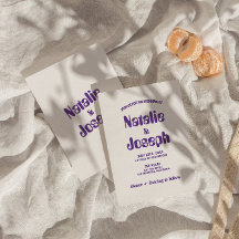 レトロカラフルはっきりしたグルーヴィモダンブッ結婚ク