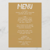 レトロカラフルはっきりしたモダンユニーク メニュー (正面)