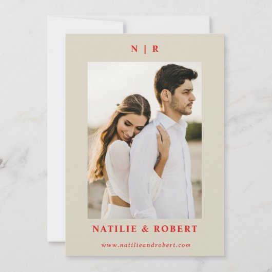 レトロカラフルをテーマに日付を保存 招待状 (裏面)