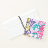 レトロカラフルアートカスタムノート ノートブック (内部)