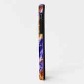 レトロカラフルアートグラフィックデザイン Case-Mate iPhoneケース (裏面/左)