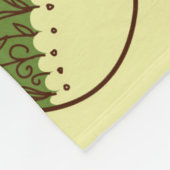 レトロカラフルイースター卵型 フリースブランケット (角)