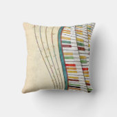 レトロカラフルウェーブピアノ クッション (裏面)