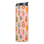 レトロカラフルオーナメントクリスマスパターン タンブラー (回転左)