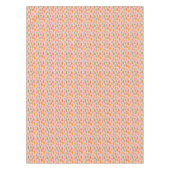 レトロカラフルオーナメントクリスマスパターン テーブルクロス (正面)