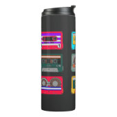 レトロカラフルカセッテ80ズノスタルジア タンブラー (回転左)