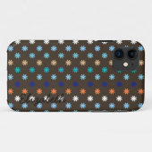 レトロカラフルキュート星モダン幾何学模様 Case-Mate iPhoneケース (裏面(横))