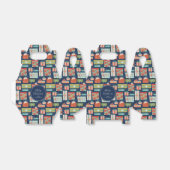 レトロカラフルクリスマスギフトホリデー フェイバーボックス (折り畳みなし)