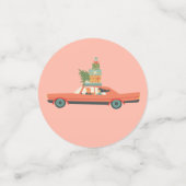 レトロカラフルクリスマスホリデイ コンフェッティ (スモール正面)