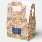 レトロカラフルクリスマスホリデーオーナメント フェイバーボックス (オープン)