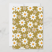 レトロカラフルグルーヴィーピースラブジョイホリデイ 招待状 (裏面)