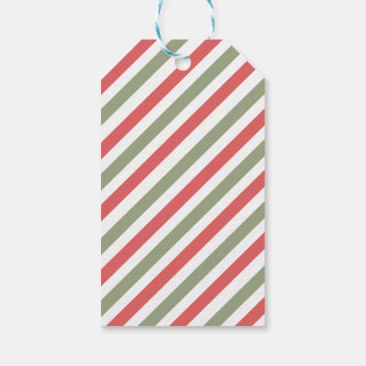 レトロカラフルグルーヴィーホリーすてきビーブホリデイ ギフトタグ (裏面)