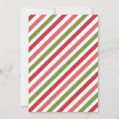 レトロカラフルグルーヴィーホリーすてきビーブホリデイ 招待状 (裏面)