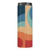 レトロカラフルサークルデザイン タンブラー (裏面)