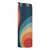 レトロカラフルサークルデザイン タンブラー (回転右)