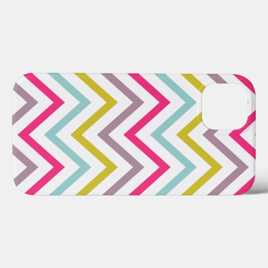 レトロカラフルシェブロン模様IPADエアケース Case-Mate iPhoneケース (裏面 (横))