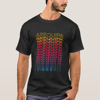 レトロカラフルシティ – ノスタルジックアレキパ Tシャツ