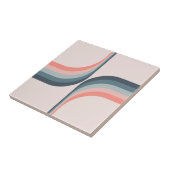 レトロカラフルスタイルのアーチ タイル (側面)