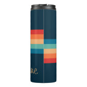 レトロカラフルスタイルのアーチ タンブラー (裏面)