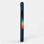 レトロカラフルスタイルのアーチ Case-Mate iPhoneケース (裏面/右)