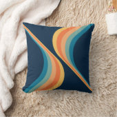 レトロカラフルスタイルウイングデザイン クッション (ブランケット)