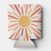 レトロカラフルスタイルサンシャインデザイン 缶クーラー (裏面)