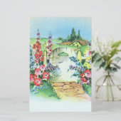 レトロカラフルスタイルヴィンテージカントリーフラワーガーデン (スタンド正面)