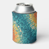 レトロカラフルスタイル太陽のフレア 缶クーラー (缶裏面)