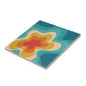 レトロカラフルスタイル旋回デザイン タイル (側面)