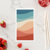 レトロカラフルスタイル波の装飾 (インサイチュ)