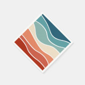 レトロカラフルスタイル スタンダードカクテルナプキン (角)