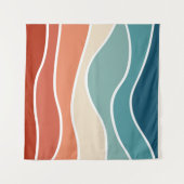 レトロカラフルスタイル タペストリー (正面(横))