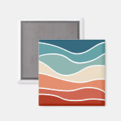 レトロカラフルスタイル マグネット (正面/裏面)