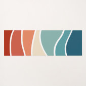 レトロカラフルスタイル ヨガマット (裏面(横))