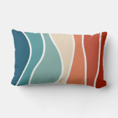 レトロカラフルスタイル ランバークッション (裏面)