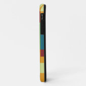レトロカラフルストライプの模様 Case-Mate iPhoneケース (裏面/左)