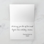 レトロカラフルタイポグラフィハヌカー シーズンカード (内部)