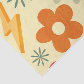 レトロカラフルデイジーフラワークラフツティッシュペーパー 薄葉紙 (詳細)