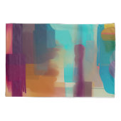 レトロカラフルトーンブレンド 枕カバー (裏面)