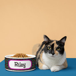 レトロカラフルドッインスパイアト80s黒 ボウル