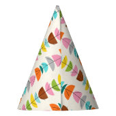 レトロカラフルネストパーティー帽子 パーティーハット (裏面)